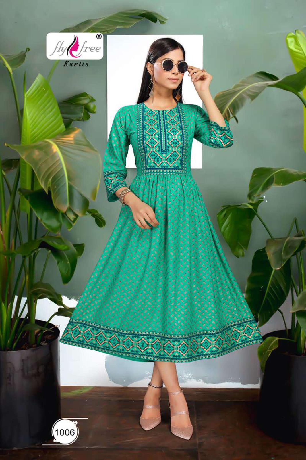 Fly Free Salt Ethnic Wear Latest Designer Fancy Anarkali Kurti Collection